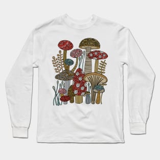 Mushroom Forest Long Sleeve T-Shirt